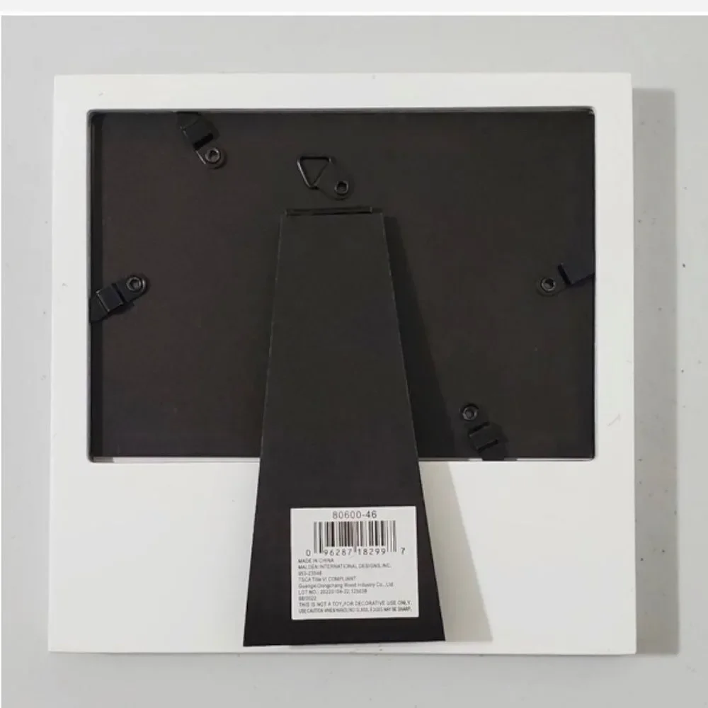 New Latina White 4X6 Picture Frame